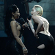Nicki Minaj and Miley Cyrus shown during happier times at the 57th Annual Grammy Awards, held at the Staples Center Feb. 8, 2015, in Los Angeles
Kevork Djansezian/Getty Images
